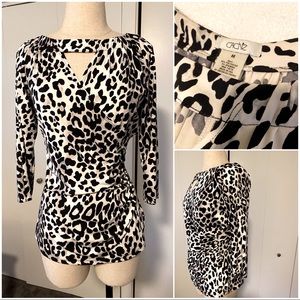 Sexy, leopard print top.